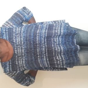 GUC Cocomo blue and white blouse